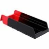 Buy ✨ Akro-Mils Indicator® 36468BLKRED Two Tone Double Hopper Shelf Bin - 6-5/8"W x 17-7/8"D x 4"H - Pkg Qty 12 🔥