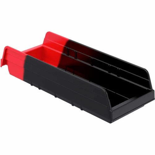 Buy โจ Akro-Mils Indicator® 36468BLKRED Two Tone Double Hopper Shelf Bin - 6-5/8"W x 17-7/8"D x 4"H - Pkg Qty 12 ๐ฅ 1 Buy โจ Akro-Mils Indicator® 36468BLKRED Two Tone Double Hopper Shelf Bin - 6-5/8"W x 17-7/8"D x 4"H - Pkg Qty 12 ๐ฅ