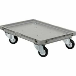 Cheapest ❤️ SSI Schaefer Schaefer Mobile Base for Polypropylene Industrial Containers RO461 - 24"L x 15"W x 5"H - Gray 😀