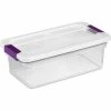 Brand new 🎁 Sterilite Clearview Storage Box With Latched Lid 17511712 - 6 Qt. 14-1/8"L x 7-7/8"W x 4-7/8"H - Pkg Qty 12 👍