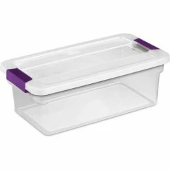 Brand new 🎁 Sterilite Clearview Storage Box With Latched Lid 17511712 - 6 Qt. 14-1/8"L x 7-7/8"W x 4-7/8"H - Pkg Qty 12 👍
