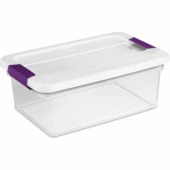Wholesale 😉 Sterilite Clearview Storage Box With Latched Lid 17531712 - 15 Qt. 17"L x 11-1/8"W x 6-1/2"H - Pkg Qty 12 😀