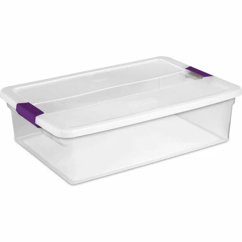 Flash Sale 😍 Sterilite Clearview Storage Box With Latched Lid 17551706 - 32 Qt. 23-5/8"L x 16-3/8"W x 6-1/2"H - Pkg Qty 6 👍 1 Flash Sale 😍 Sterilite Clearview Storage Box With Latched Lid 17551706 - 32 Qt. 23-5/8"L x 16-3/8"W x 6-1/2"H - Pkg Qty 6 👍
