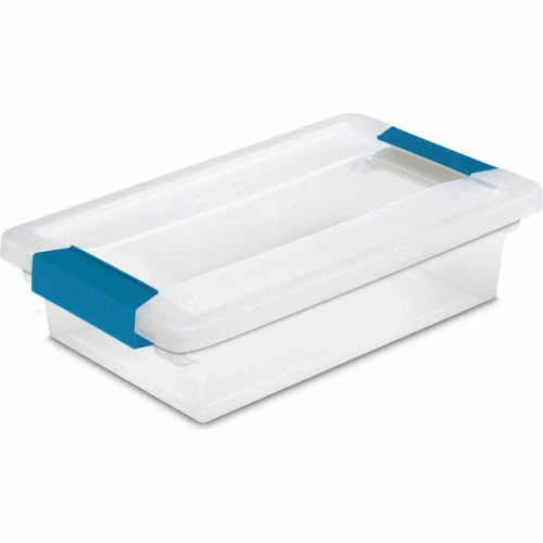 Outlet 💯 Sterilite Small Clip Clear Storage Box With Latched Lid 19618606 - 11"L x 6-5/8"W x 2-3/4"H - Pkg Qty 6 🥰 1 Outlet 💯 Sterilite Small Clip Clear Storage Box With Latched Lid 19618606 - 11"L x 6-5/8"W x 2-3/4"H - Pkg Qty 6 🥰