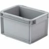 Best Sale 👏 SSI Schaefer Euro-Fix Solid Container EF2120 - 8" x 6" x 5", Gray 👏