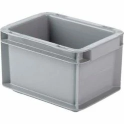 Best Sale 👏 SSI Schaefer Euro-Fix Solid Container EF2120 - 8" x 6" x 5", Gray 👏