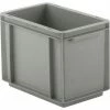 Hot Sale 👍 SSI Schaefer Euro-Fix Solid Container EF3220 - 12" x 8" x 9", Gray 🔔