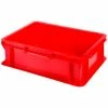 Flash Sale 🎉 SSI Schaefer Euro-Fix Solid Container EF4120 - 16" x 12" x 5", Red 🛒
