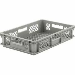 Deals 🔔 SSI Schaefer Euro-Fix Mesh Container EF6123 - 24" x 16" x 5", Gray 🔥
