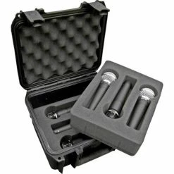 Brand new 👍 SKB Corporation SKB Waterproof Six Mic Case Watertight, 10-11/16"L x 9-11/16"W 😉 -Containers shop SK5 3i 0907 MC6