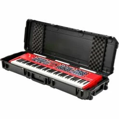 Best Pirce ⌛ SKB Corporation SKB Watertight, Injection Molded 76 Note Keyboard Case W/Wheels Water Resistant, 53-1/16"L x 17"W ❤️ -Containers shop SK5 3i 5014 KBD