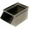 Wholesale 🔥 Stackbin® Stainless Steel Stacking Hopper Front Container, 4-1/2"W x 8"D x 4-1/2"H 💯
