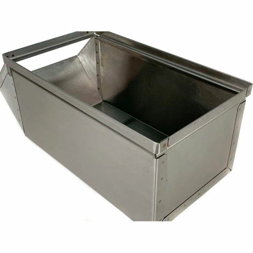 Wholesale π₯ Stackbin® Stainless Steel Stacking Hopper Front Container, 4-1/2"W x 8"D x 4-1/2"H π― 3 Wholesale π₯ Stackbin® Stainless Steel Stacking Hopper Front Container, 4-1/2"W x 8"D x 4-1/2"H π― - Image 3