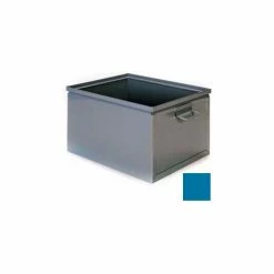Hot Sale ❤️ Stackbin® Steel Bin 1-3SX - 9"W x 15-3/4"D x 7-1/2"H Stackbox, Blue ❤️