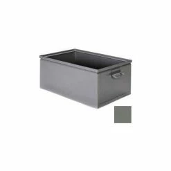 Discount 🔔 Stackbin® Steel Bin 1-854 - 15"W x 24"D x 10"H Stackbox, Gray 💯