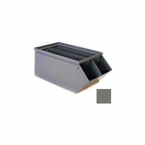 New 😍 Stackbin® Removable Divider For 10"W x 24"D x 8"H Steel Bins, Gray 😀 1 New 😍 Stackbin® Removable Divider For 10"W x 24"D x 8"H Steel Bins, Gray 😀