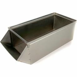 Discount 🎁 Stackbin® Stainless Steel Stacking Hopper Front Container, 10"W x 24'D x 8"H 🛒