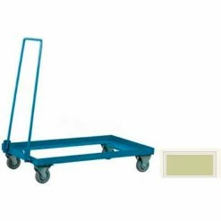 Hot Sale 😍 Stackbin® 3-11STBG Double Sided Mobile Truck for 37 W" x 12"D x 4-1/2"H Sectional Bins, Beige 🤩