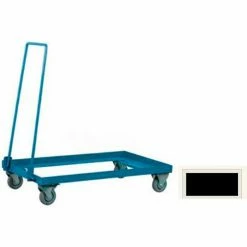 Discount 👏 Stackbin® 3-22STBK Double Sided Mobile Truck for 37"W x 15-1/2"D x 6"H Sectional Bins, Black 🔔