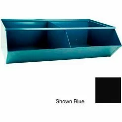 Top 10 🤩 Stackbin® Steel Sectional Hopper Bin, 2 Compartments, 37"W x 24"D x 11"H, Black ❤️