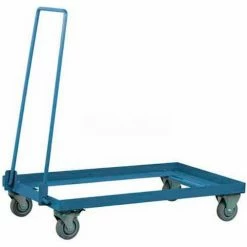 Discount ✔️ Stackbin® 3-5STBL Mobile Bin Truck For 37"W x 24"D x 11"H Sectional Bins, Blue 👏