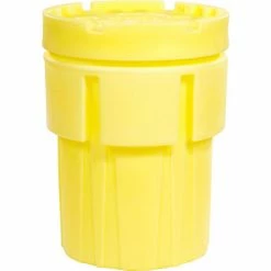 New 🌟 SpillTech® 65 Gallon OverPack Salvage Drum with Lid A65OVER - Polyethylene - Yellow 👏