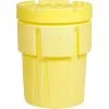 Coupon 👍 SpillTech® 95 Gallon OverPack Salvage Drum with Lid A95OVER - Polyethylene - Yellow 👏