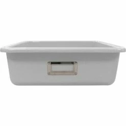 Cheapest ⭐ Shirley K's Storage Tote Clear T183 - 14"L x 12"W x 4"H - Pkg Qty 4 😉
