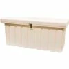 Flash Sale 😀 RomoTech Outdoor Dock Storage Box 82121289 - Medium 51"L x 19"W x 23"H, White 😍