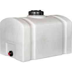 Best Pirce 🔥 RomoTech 16 Gallon Plastic Storage Tank 82123889 - Domed with Flat Bottom 🎁