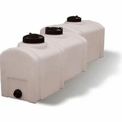 Promo 😀 RomoTech 26 Gallon Plastic Storage Tank 82123899 - Domed with Flat Bottom 🛒 -Containers shop TIO 82123899D