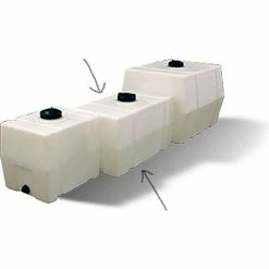 Cheap 💯 RomoTech 50 Gallon Plastic Storage Tank 82123919 - Square End with Flat Bottom 🥰