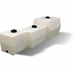 Best Pirce 😍 RomoTech 100 Gallon Plastic Storage Tank 82123929 - Square End with Flat Bottom 🤩 -Containers shop TIO 82123929D