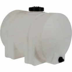 Containers shop 27 Outlet โญ RomoTech 35 Gallon Plastic Storage Tank 82126189 - Round with Leg Supports ๐งจ