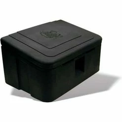 Coupon ⌛ Buyers Products Buyer Products Poly Salt Storage Box 9031105 - 350 Lbs. Capacity 36"L x 24"W x 20"H, Black 👍