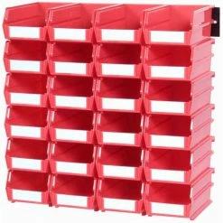 Top 10 🛒 Triton Products LocBin Wall Storage, 3-220RWS, W/Rails, Medium, Red (26 pc) 🔥 9 Top 10 🛒 Triton Products LocBin Wall Storage, 3-220RWS, W/Rails, Medium, Red (26 pc) 🔥 -Containers shop TIT 3 220RWS