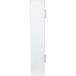 Promo 💯 TrippNT™ White PVC Lockable 30 Column HPLC Storage Cabinet with Clear Doors, 16"W x 3"D x 17"H 👏 -Containers shop TPN trippnt50004 3
