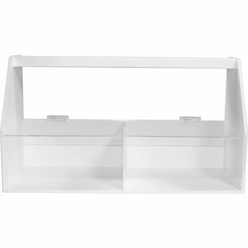 Best Pirce 🧨 TrippNT White PVC and Acrylic Double Pipette Workstation, 18"W x 7"D x 10"H 🤩 2 Best Pirce 🧨 TrippNT White PVC and Acrylic Double Pipette Workstation, 18"W x 7"D x 10"H 🤩 - Image 2