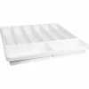 Best Pirce 🧨 TrippNT™ White Polystyrene Big 8 Compartment Drawer Organizer, 19"W x 18"D x 2"H ❤️