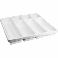 Brand new ⭐ TrippNT White Big 7 Compartment Drawer Organizer, 19"W x 18"D x 2"H ✨