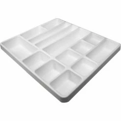 Best Pirce 😍 TrippNT™ Big 14 Compartment Drawer Organizer, 19"W x 18"D x 2"H 😍