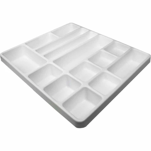 Best Pirce 😍 TrippNT Big 14 Compartment Drawer Organizer, 19"W x 18"D x 2"H 😍 1 Best Pirce 😍 TrippNT Big 14 Compartment Drawer Organizer, 19"W x 18"D x 2"H 😍