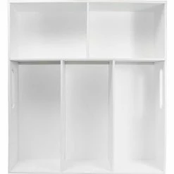 Budget 🛒 TrippNT™ 5 Compartment 4" Deep Drawer Organizer, 18"W x 19"D x 4"H 👍 -Containers shop TPN trippnt50068 4