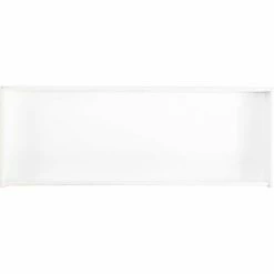 Cheap 👏 TrippNT™ White PVC 18" Step Shelf Station, 18"W x 6"D x 8"H 😍 -Containers shop TPN trippnt50078 4