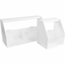 Promo 😍 TrippNT™ White PVC and Acrylic Single Pipette Workstation, 9"W x 7"D x 10"H 😉 -Containers shop TPN trippnt50146 50024 group
