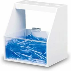 Promo 😍 TrippNT™ White PVC and Acrylic Single Pipette Workstation, 9"W x 7"D x 10"H 😉 -Containers shop TPN trippnt50146 5