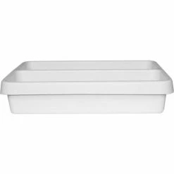 Hot Sale 🌟 TrippNT™ 2-Pocket Drawer Organizer Plastic Tray, 14"W x 10"D x 3"H 🛒 -Containers shop TPN trippnt50159 3