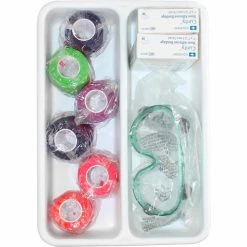 Hot Sale 🌟 TrippNT™ 2-Pocket Drawer Organizer Plastic Tray, 14"W x 10"D x 3"H 🛒 -Containers shop TPN trippnt50159 6