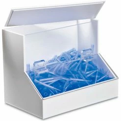 Cheapest 🔥 TrippNT™ White PVC/Acrylic Medium Dispensing Bin, 12"W x 8"D x 9"H ⭐ -Containers shop TPN trippnt50160 5