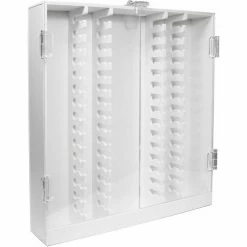 Deals 🔥 TrippNT White PVC HPLC Column Storage Cabinet with Clear Acrylic Doors 💯